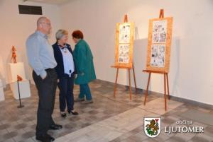 Razstava umetniških del Borisa Novaka v Ljutomeru 1